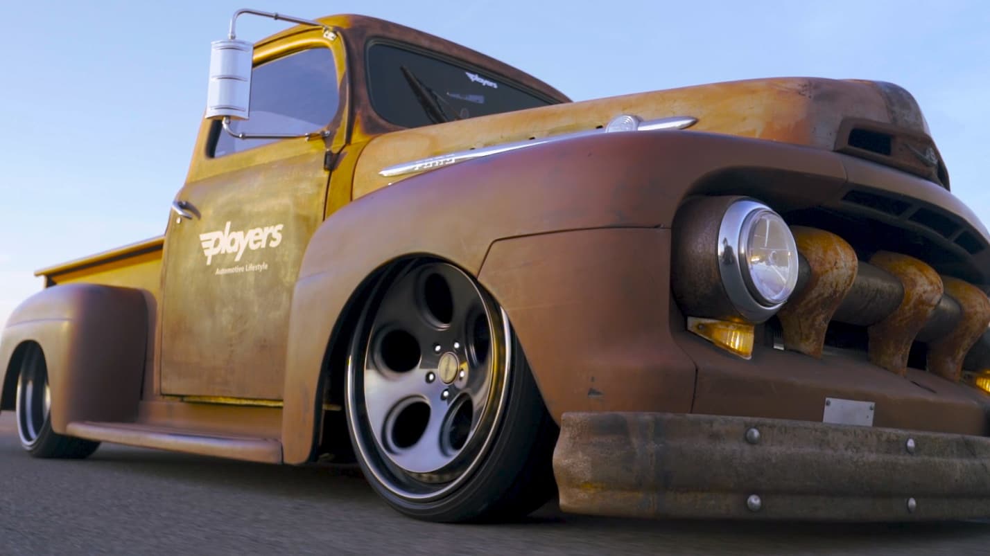 1950 Ford F1 on Air Suspension